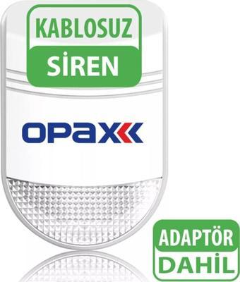 Opax Bgr-09 Kablosuz Harici Siren Adaptör Dahil ( Alarm Panelleriyle Uyumlu)