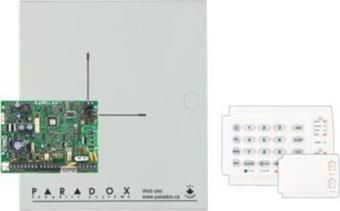 Paradox 32 Zone Kablosuz, 10 Zone Kablolu, 4 Pgm, 2 Kısım Kontrol Paneli