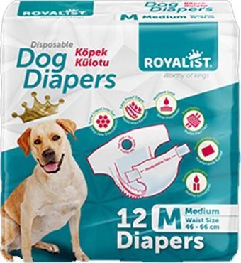 Royalist Köpek Alt Bağlama Bezi Medium 46-66 cm 12 Adet