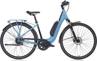 Carraro E-Flow HD Fren Otomatik Vites 28 Jant Elektrikli Şehir Bisikleti Mat Mavi Siyah 45 Kadro