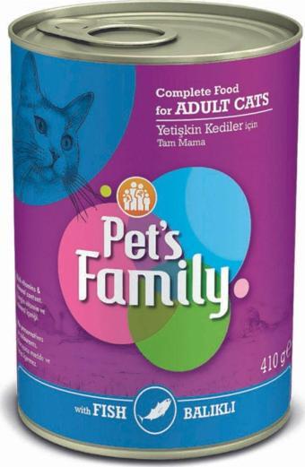 PET'S FAMİLY BALIKLI KEDİ KONSERVESİ 400 GR