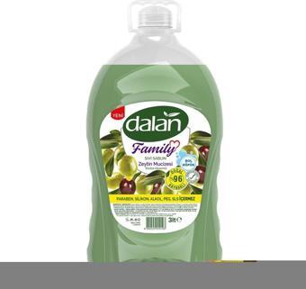 CALRADİA Dalan Sıvı Sabun Zeytin Yaglı 3 Lt X 4 Adet