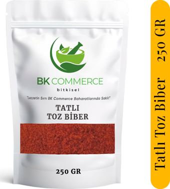 BK Commerce Tatlı Toz Biber 250 Gr