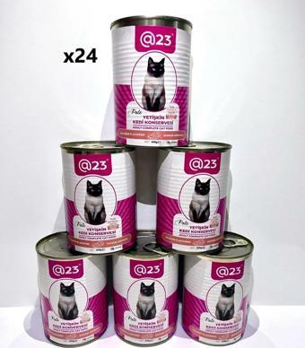 @23 Yetişkin Kedi Konservesi Somon Aromalı 415 g x 24 adet