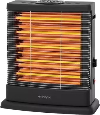 Minisan Maxi Quartz Isıtıcı Soba 2500W Buhar hazneli