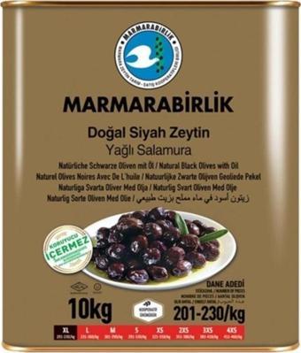 MarmaraBirlik (Xl) Mega Yağlı Sele Zeytin 10 Kg