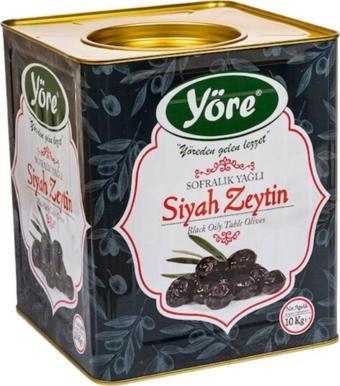 Yöre Siyah Zeytin 10 Kg Teneke