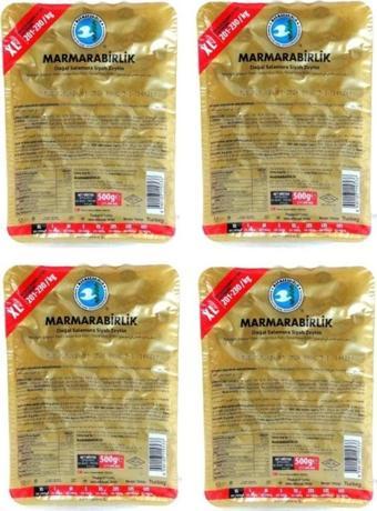 MarmaraBirlik Siyah Zeytin (Xl) 500Gr*4Adet