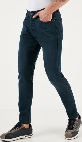 Buratti Pamuklu Normal Bel Düz Paça Regular Fit Jeans Erkek Kot Pantolon 6440302 MAVİ