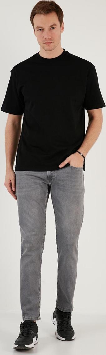 Buratti Pamuklu Normal Bel Regular Fit Boru Paça Jeans Erkek Kot Pantolon 2210J61PARMA GRİ