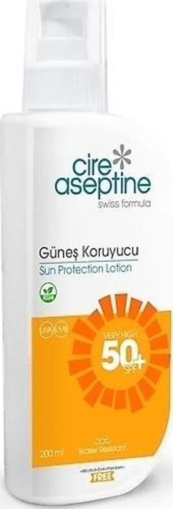 CİRE ASEPTİNE GÜNEŞ KORUYUCU 50+ YETİŞKİN 200ML