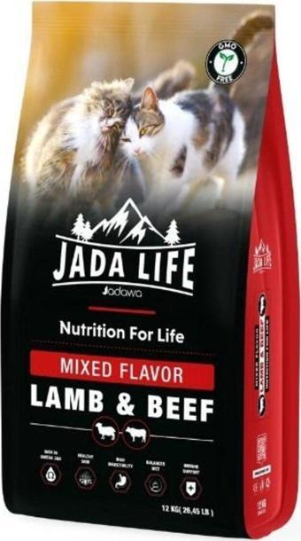 jadawa Jada Life Kuzu Etli Ve Pirinçli Karışık Lezzetli Yetişkin Kedi Maması 12 Kg - Petshopundan