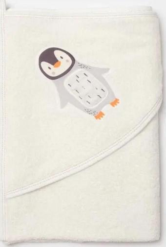 Bibaby Penguen Bebek Havlusu 75X75 Cm 66459