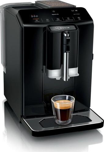 Bosch Tıe20119 Tam Otomatik Kahve Makinesi Verocafe Piyano Siyah, Çıkarılabilir Su Tankı