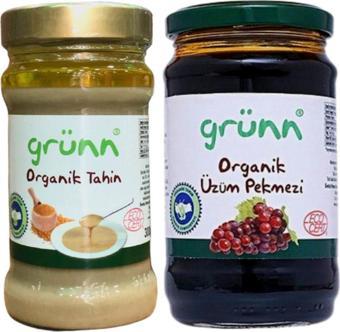  grünn Organik Tahin (300 G) & Organik Üzüm Pekmezi (380 G)