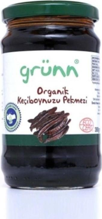 Grünn Şekersiz Organik Keçiboynuzu Pekmezi Sertifikalı 380 gr