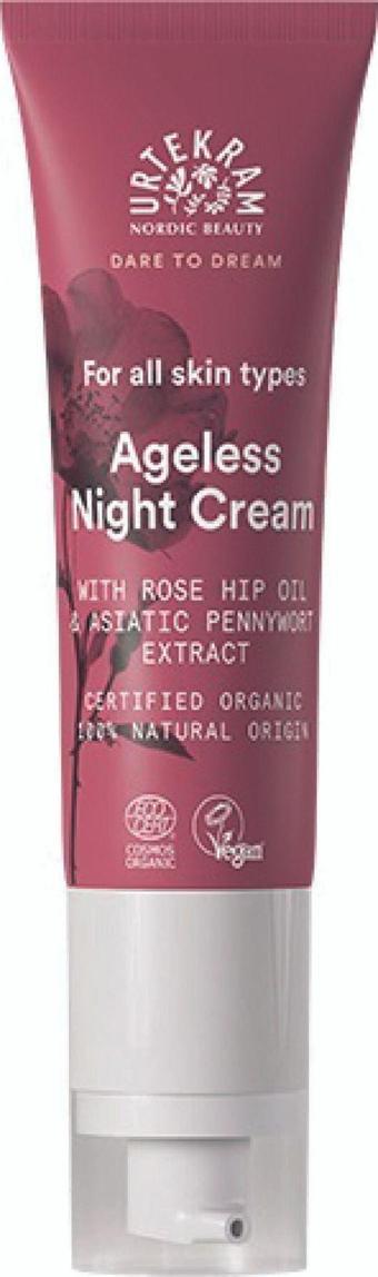 Urtekram Ageless Dare To Dream Yumuşak Yabani Gül Yaşlanmayan Gece Kremi 50 Ml.