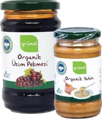 Grünn Organik Tahin 300 Gr + Üzüm Pekmezi 850 Gr