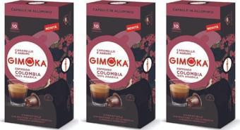 Gimoka Nesspresso Uyumlu Alüminyum Kapsül Kahve Colombia 10'Lu  X  3 Adet - Yoğunluk 7