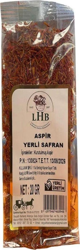 Lokman Hekim Baharat Aspir Yerli Safran 20 Gr