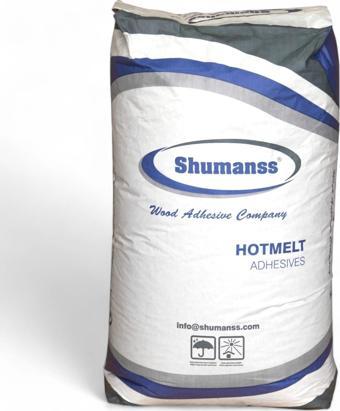 Shumanss Düz Kenar Bantlama (Hotmelt) Tutkalı Beyaz 25Kg Torba