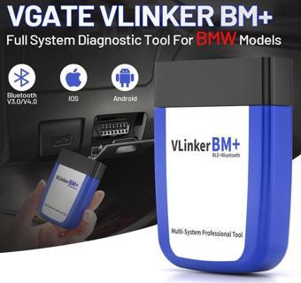 Soylu Elektronik BMW Uyumlu Arıza Tespit Cihazı Vlinker BM+ V2.2 Bt4.0 Bimmercode IOS Android Windows 