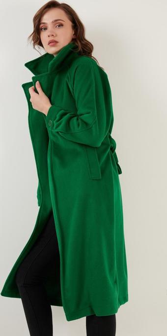 Lela Oversize Kemerli Cepli Kışlık Bayan Kaban 42190454 BENETTON