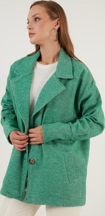 Lela Oversize Cepli Düğmeli Astarlı Kışlık Bayan Kaban 42190488 BENETTON