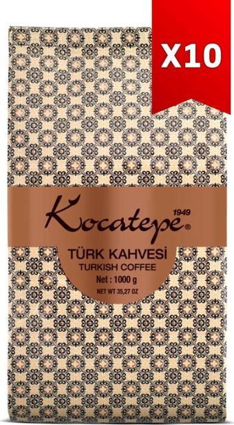 KOCATEPE KAHVE Türk Kahvesi 10 X 1 Kg Folyo