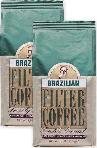 Kurukahveci Mehmet Efendi Brazilian Filtre Kahve 250 G X 2 Adet Kurukahveci