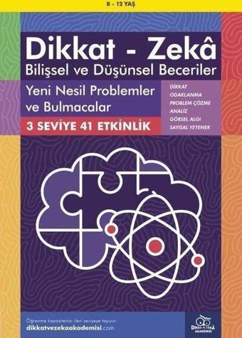 Yeni Nesil Problemler ve Bulmacalar (8 - 12 Yaş) - Lynn Adams - Dikkat ve Zeka Akademisi