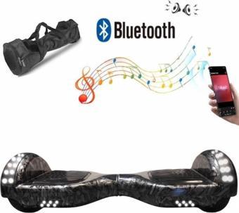 Elektrikli Kaykay Full Ledli Hoverboard Bluetooth Hoparlörlü 6.5 Inch Çanta Hediyeli D27