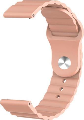Samsung Gear Watch 3 41mm Active 2 40 44mm Uyumlu Silikon Loop Kordon 20mm