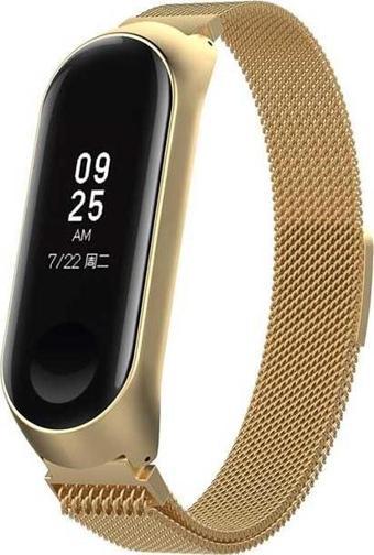 Xiaomi Mi Band 5 Mi Band 6 Uyumlu Metal Hasır Kordon Kayış