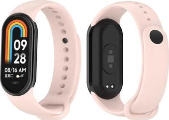 Xiaomi Mi Band 8 Mi Band 9 Uyumlu Akıllı Bileklik Silikon Kordon Kayış