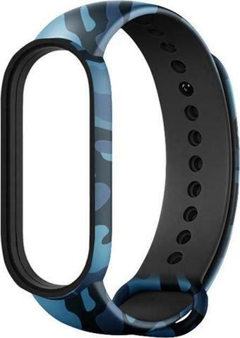 Xiaomi Mi Band 5 Mi Band 6 Mi Band 7 Uyumlu Kordon Kamuflaj Desen