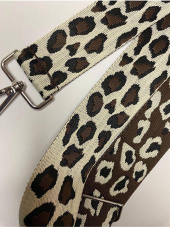 Mute Bag Leopard Pattern Chevron Ayarlanabilir Çanta Sapı