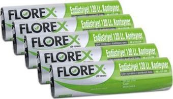 Florex Endüstriyel 120Lt Konteyner Çöp Poşedi 5 Rulo