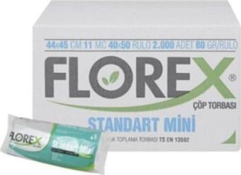 Florex Standart Mini Boy Şeffaf Çöp Poşeti X 50 Rulo / 1 Koli