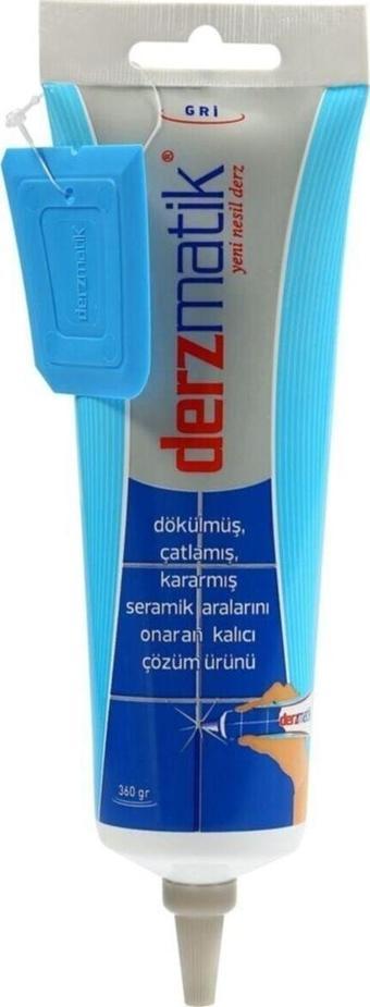 Derzmatik Gri Renk Gaga Uçlu Fayans Mermer Seramik Derz Dolgusu