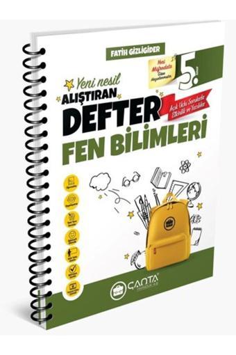 5. Sınıf Fen Bilimleri Okula Yardımcı Alıştıran Defter 2024 Yeni Müfredat - Çanta Yayıncılık