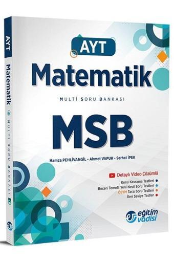 YKS AYT Matematik MSB Multi Soru Bankası Video Çözümlü - Eğitim Vadisi