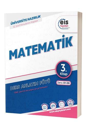 YKS DAF Matematik 3.Kitap Mavi Seri Ders Anlatım Föyü - Eis Yayınları