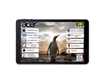 ACER Iconia Tab P10 4Gb Ram 128Gb 10.4" (1200 X 2000 ) Ips Yeni Nesil Android Tablet Nt.Lfsey.001