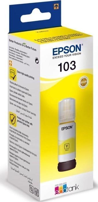 EPSON Kartuş- C13T00S44A 103 65Ml Yellow Ecotank Ka
