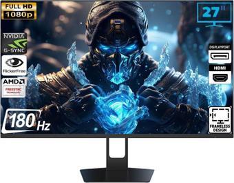 KTC H27F22 27" 180 Hz (Hdmı + Dısplay Port ) 1920×1080 Freesync Fhd Fast Ips Flat Monitör