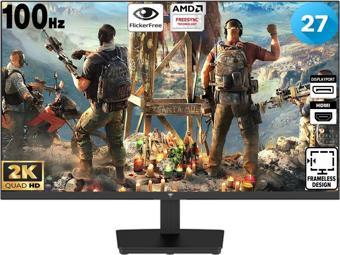 KTC H27T27 27" 100 Hz (Hdmı + Dısplay Port ) 2560×1440 Freesync Wqhd Ips Flat Monitör