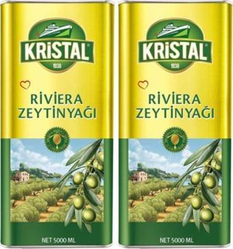 Kristal Riviera Zeytinyağı 5 Lt 2 Adet