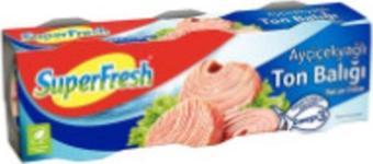 SuperFresh Ton Balık Ayçiçek Yağlı 3X75 Gr