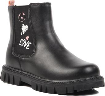 Pepino 1788-F Siyah-Pudra İçi Polarlı Kız Çocuk Bot